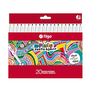 FILGO Marcadores Pinto x 20 Surtido Tinta al agua