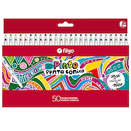 FILGO Marcadores Pinto x 50 Surtido Tinta al agua