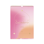 FW Calendario Colorful Mensual para pared 43x30cm planificador