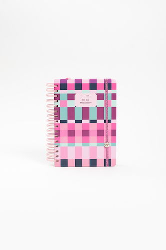 FW Agenda 15x21 Pink Agenda Diaria 15x21 Espiralada