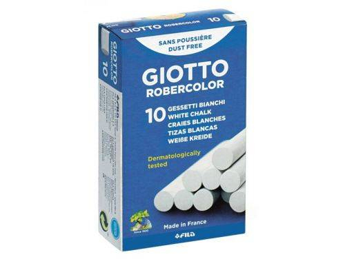 GIOTTO Tiza Giotto Blanca X 10 Unidades Arte Escolar