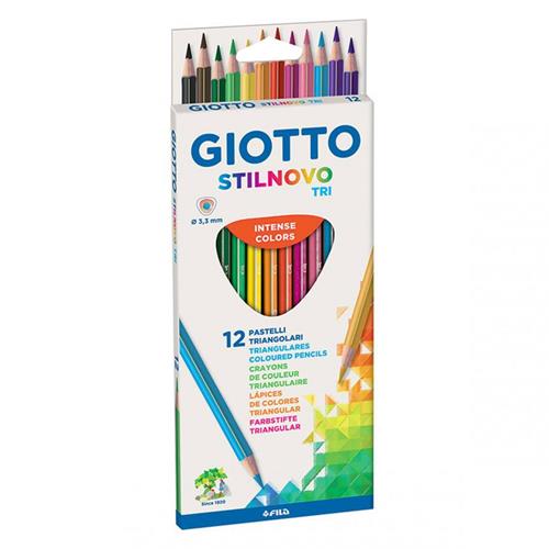 GIOTTO LAPICES DE COLORES X 12 Escritura Escolar