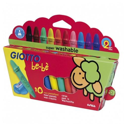 GIOTTO Crayones Bebe X 10 Escritura Escolar