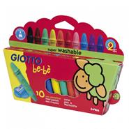 GIOTTO Crayones Bebe X 10 Escritura Escolar
