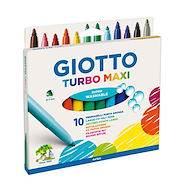 GIOTTO Marcadores Maxi x 10 Escritura Escolar