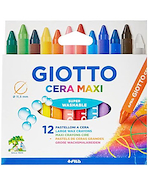 GIOTTO Crayones Maxi X 12 Escritura Escolar