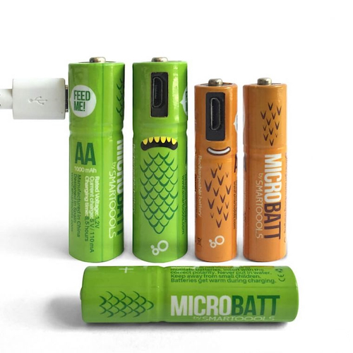 GTC Pilas AAA Recargables Micro USB Informatica