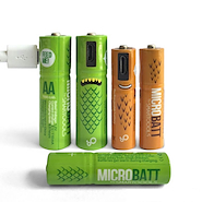 GTC Pilas AAA Recargables Micro USB Informatica