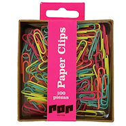 HEFTER POP Paper Clips x100 Organizadores
