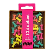 HEFTER POP Chinches Multicolor x 50 Organizadores