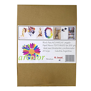 HEMAPEL Block Para acuarelas A4 Texturado 200grs Papeleria Artistica - 25 hjs