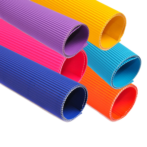 HEMAPEL Carton Microcorrugado Color Papelera