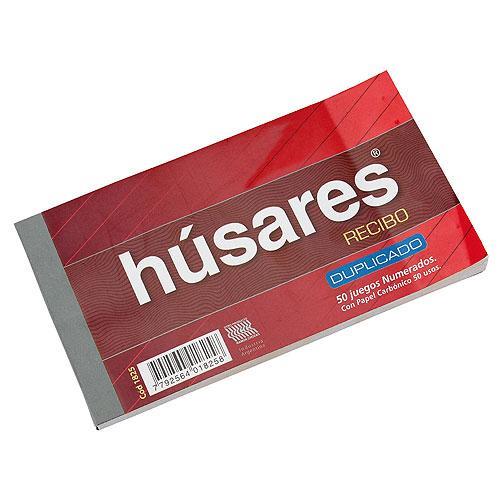 HUSARES Talonario De Recibo Duplicado 50 Juegos Num. Varios Oficina