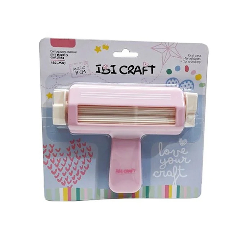 IBI CRAFT Corrugadora de papel Corrugadora manual para papel y cartulina 160-250grs