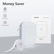 IBI CRAFT IMPRESORA TERMICA PIKDIK INALAMBRICA WHITE D11 pro Blanca