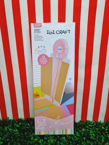 IBI CRAFT GUILLOTINA ROTATIVA A4 PLASTICA (MULTIPLE 12 EN 1) Giro 360° (papel-vinilo-fotografico-cartulina-texturado)