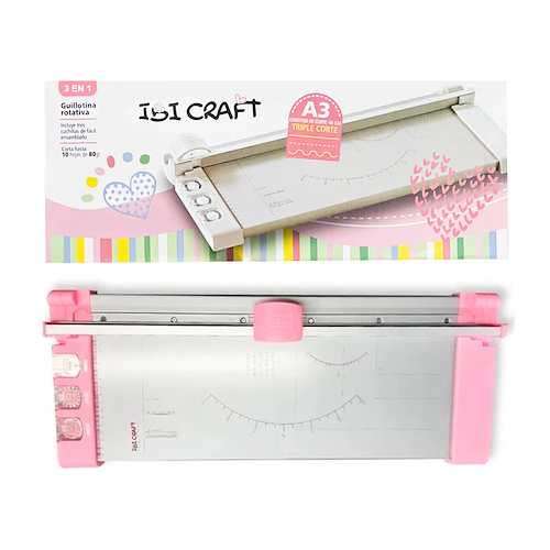IBI CRAFT Guillotina rotativa A3 + cuchillas Guillotina Rotativa A3 incluye 3 cuchillas