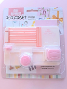 IBI CRAFT Tablero Para Alfabeto y Numeros Mini tablero troquelador