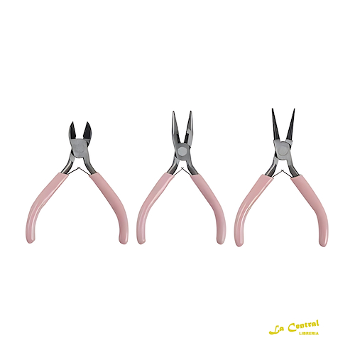 IBI CRAFT Set pinza y alicate Set pinzas para joyeria