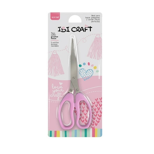IBI CRAFT Tijera para flecos Tijera 19cm 5 cuchillas de acero inoxidable
