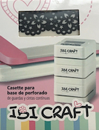 IBI CRAFT Casette p/base PARA GUARDAS Y CINTAS CONTINUAS