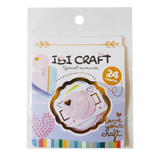 IBI CRAFT etiquetas adhesivas Love 24 diseños de etiquetas