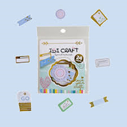IBI CRAFT etiquetas adhesivas Travel 24 diseños de etiquetas