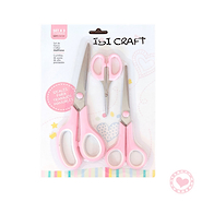IBI CRAFT Tijera Set x 3 3 tijeras de acero  10/16.5/21.5 cm