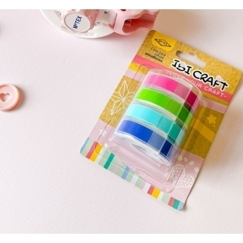 IBI CRAFT Cinta Rotuladora Pastel blister x 4