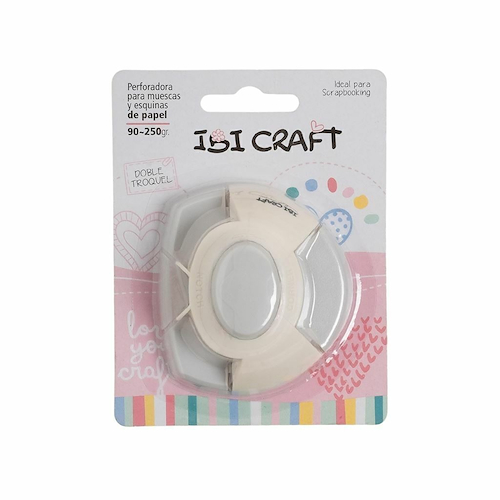 IBI CRAFT Perforadora para muescas y esquinas 90-250grs