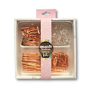 IBI CRAFT SET IBICRAFT TENDANCE CLIP/CHINCHE/BINDER/GOMA Set Golden rose