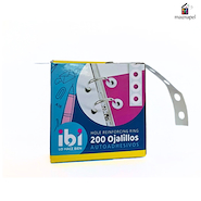 IBI CRAFT OJALILLOS AUTOMATICOS CAJA x 200pcs