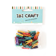 IBI CRAFT BROCHES DE MADERA 25mm COLOR 50PCS COLOR