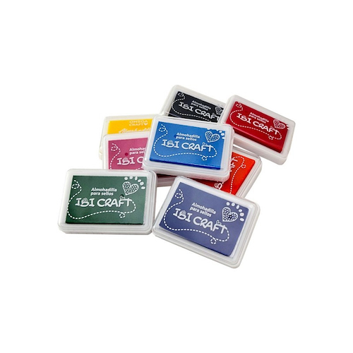 IBI CRAFT Almohadilla de Colores Almohadilla para sello con tinta de colores