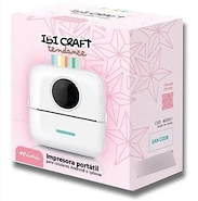 IBI CRAFT IMPRESORA TERMICA PORTATIL MONOCROMATICA tendance blanca