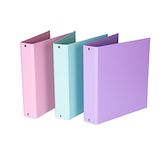 LAMA Carpeta Escolar Pastel Forrada 40mm Carpeta