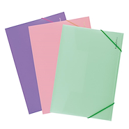 LAMA Carpeta 3 Solapas A4 PP Pastel Carpeta
