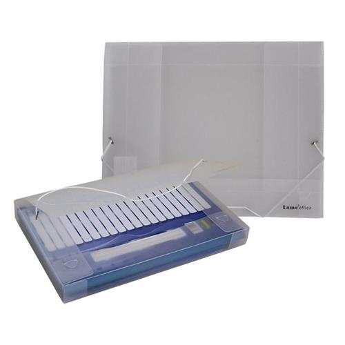 LAMA Carpeta Caja Lomo 4 Plastica Carpeta
