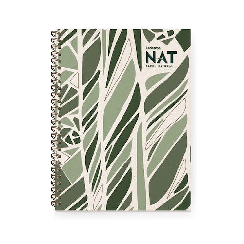 LEDESMA Cuaderno Nat 223x295 Rayado 100 hojas - Tapa Rigida
