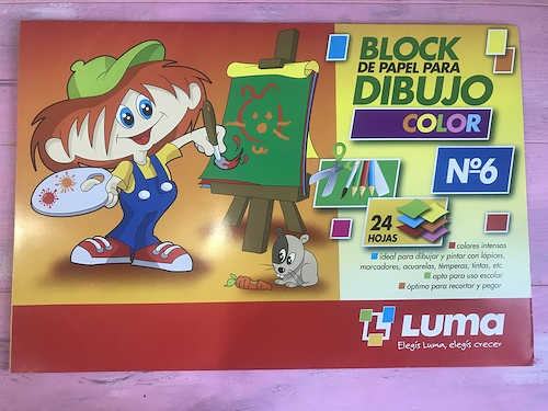 LUMA Bloc N° 6 Color Arte Escolar