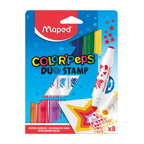 MAPED Marcadores Duo Stamp Marcador con sello