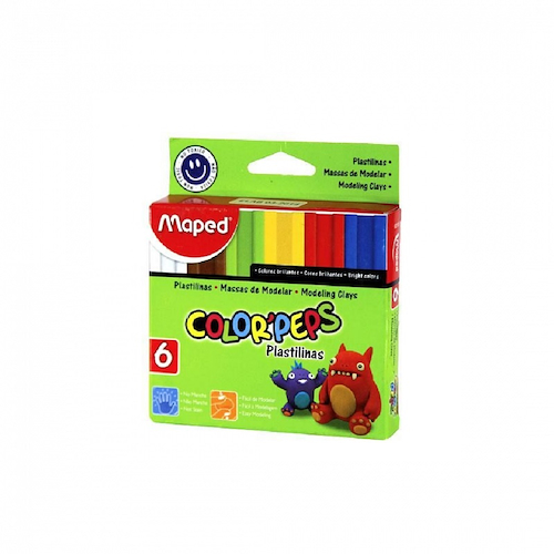 MAPED Plastilina Maped X 6 Arte Escolar