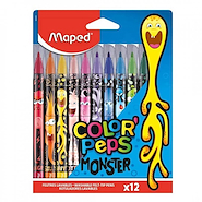 MAPED Marcadores X 12 Monster Escritura Escolar