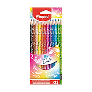 MAPED LAPICES DE COLORES X 12 MINI CUTE Escritura Escolar