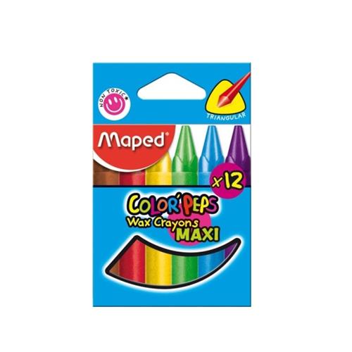 MAPED Crayones X 12 Jumbo Escritura Escolar