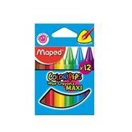MAPED Crayones X 12 Jumbo Escritura Escolar