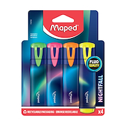 MAPED Resaltador Nightfall  x 4 Escritura