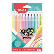 MAPED Marcadores X 10 Pastel Escritura Escolar