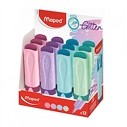 MAPED Resaltador Glitter Pastel Escritura
