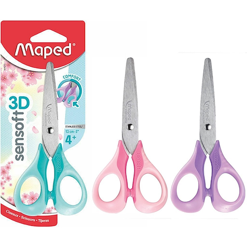 MAPED Tijera Sensoft 13 Cm Pastel Cortantes